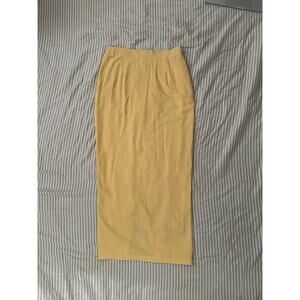 Paper Heart Yellow Maxi Skirt